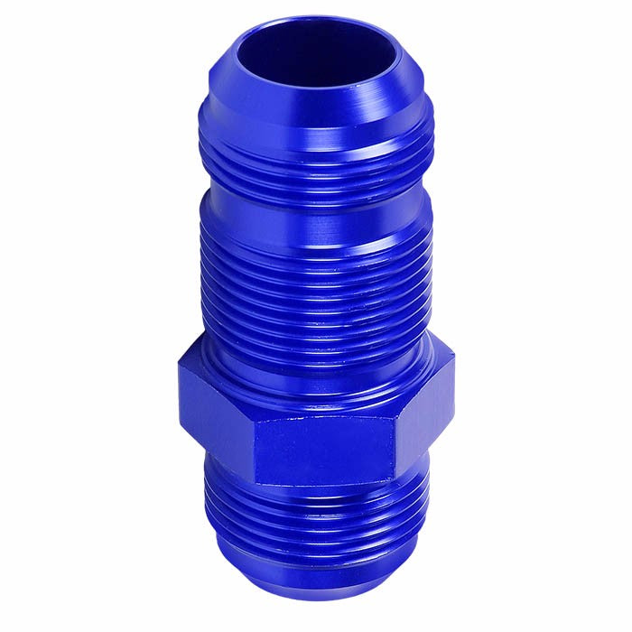 Blue Male Straight 1/8-27 NPT Flare Bulkhead Oil/Fuel Hose 16AN Fitting Adapter BuildFastCar