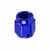 Blue Female 3/16" Hex Head Flare Cap Nut Plug Oil/Fuel Hose 3AN Fitting Adapter BuildFastCar