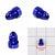 Blue Aluminum Male Flare Head Nut Plug Lock Oil/Fuel Hose 3AN Fitting Adapter BuildFastCar