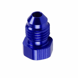 Blue Aluminum Male Flare Head Nut Plug Lock Oil/Fuel Hose 3AN Fitting Adapter BuildFastCar