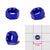 Blue Aluminum Sealing Bulkhead Seal Plug Oil/Fuel Hose Nut 3AN Fitting Adapter BuildFastCar