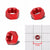 Red Aluminum Sealing Bulkhead Seal Plug Oil/Fuel Hose Nut 3AN Fitting Adapter BuildFastCar