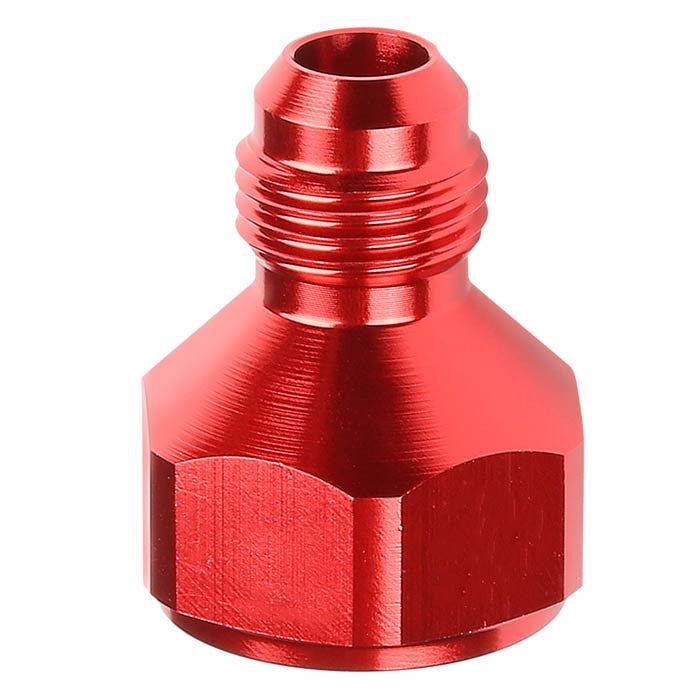 Red Aluminum 8AN Female Flare-6AN Male Reducer Oil/Fuel Hose Fitting Adaptor BuildFastCar