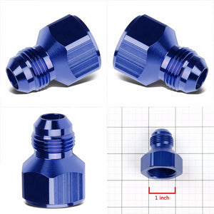 Blue Aluminum 12AN Female Flare-10AN Male Reducer Oil/Fuel Hose Fitting Adaptor BuildFastCar