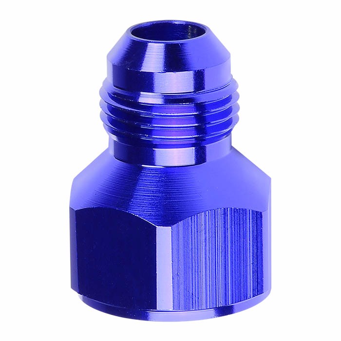 Blue Aluminum 16AN Female Flare-12AN Male Reducer Oil/Fuel Hose Fitting Adaptor BuildFastCar