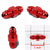 Red Aluminum Male/Male Flare Straight Coupler Oil/Fuel Hose 3AN Fitting Adapter BuildFastCar