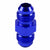 Blue Aluminum Male/Male Flare Straight Coupler Oil/Fuel Hose 6AN Fitting Adapter BuildFastCar