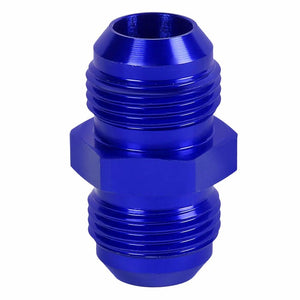 Blue Aluminum Male/Male Flare Straight Coupler Oil/Fuel 10AN Fitting Adapter BuildFastCar