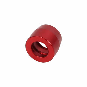 Red Aluminum Olive Insert Flare Oil/Fuel Hose Line Tubing 4AN Fitting Adapter BuildFastCar