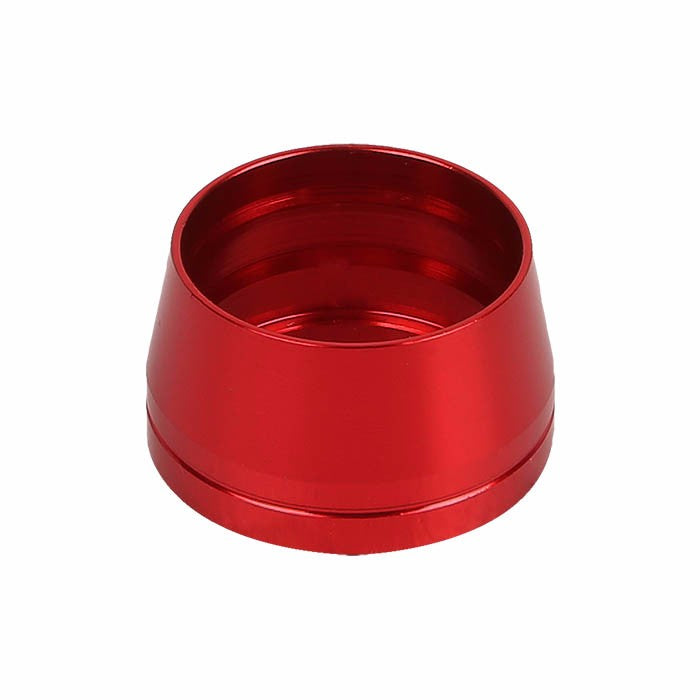 Red Aluminum Olive Insert Flare Oil/Fuel Hose Line Tubing 12AN Fitting Adapter BuildFastCar