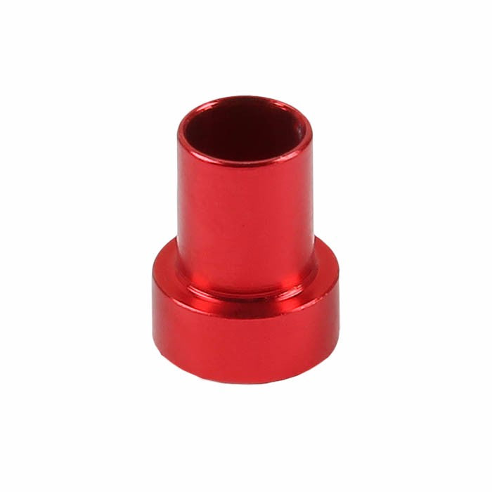 Red Aluminum Male Hard Steel Tubing Sleeve Oil/Fuel 3AN AN-3 Fitting Adapter BuildFastCar