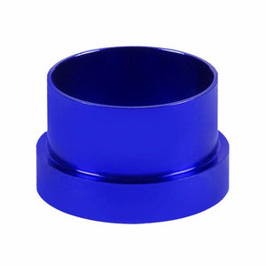 Blue Aluminum Male Hard Steel Tubing Sleeve Oil/Fuel 16AN AN-16 Fitting Adapter BuildFastCar