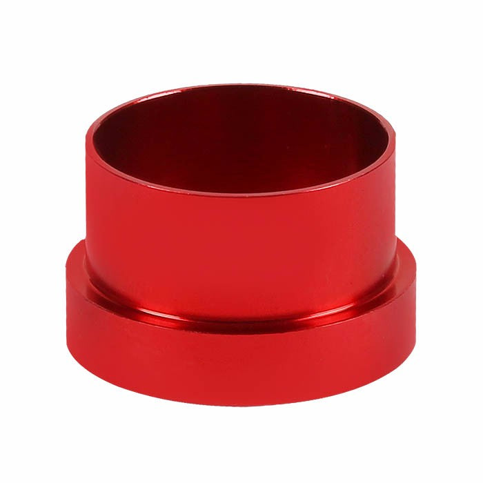 Red Aluminum Male Hard Steel Tubing Sleeve Oil/Fuel 16AN AN-16 Fitting Adapter BuildFastCar