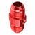 Red Aluminum Male Flare Union 1/8" NPT Side Port Pressure 10AN Fitting Adapter BuildFastCar