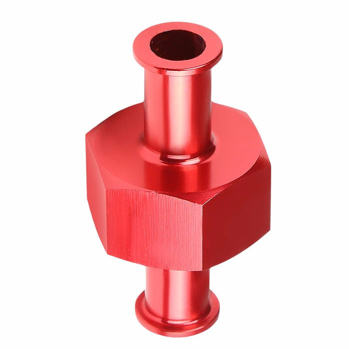 Red Aluminum 3/8&quot; Male Tube/Hose Union Straight Coupler 6AN Fitting Adapter BuildFastCar