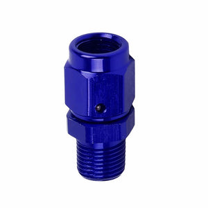 Blue 3AN Female Flare-1/8" NPT Male Reducer Swivel Hose B-Nut Fitting Adapter BuildFastCar