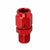 Red 3AN Female Flare-1/8" NPT Male Reducer Swivel Hose B-Nut Fitting Adapter BuildFastCar