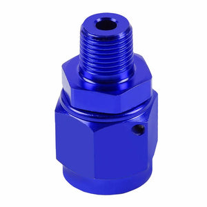 Blue 6AN Female Flare-1/8" NPT Male Reducer Swivel Hose B-Nut Fitting Adapter BuildFastCar