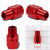 Red 10AN Female Flare-1/2" NPT Male Reducer Swivel Hose B-Nut Fitting Adapter BuildFastCar