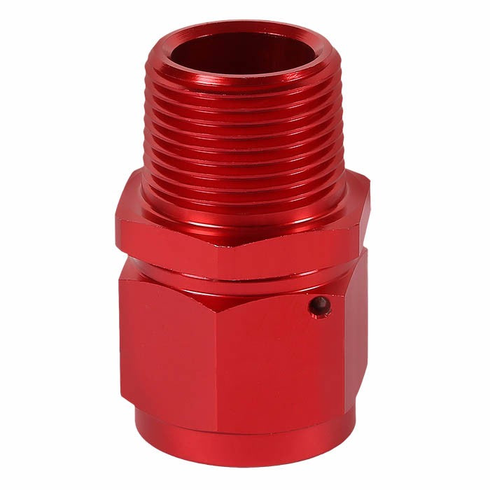 Red 12AN Female Flare-3/4" NPT Male Reducer Swivel Hose B-Nut Fitting Adapter BuildFastCar