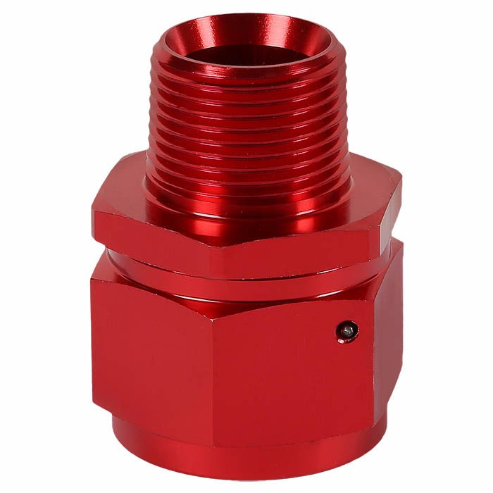 Red 16AN Female Flare-3/4" NPT Male Reducer Swivel Hose B-Nut Fitting Adapter BuildFastCar
