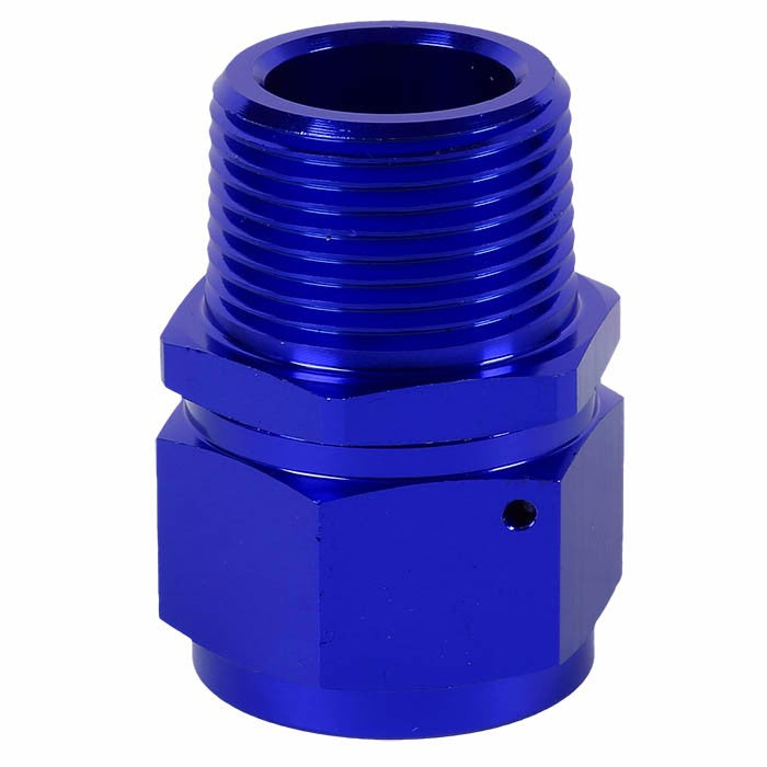 Blue 16AN Female Flare-1.00" NPT Male Reducer Swivel Hose B-Nut Fitting Adapter BuildFastCar