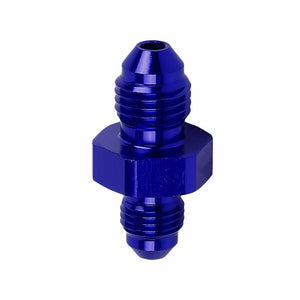 Blue Aluminum 3AN Male-4AN Male Flare Reducer Union Oil/Fuel Fitting Adapter BuildFastCar