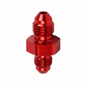 Red Aluminum 3AN Male-4AN Male Flare Reducer Union Oil/Fuel Fitting Adapter BuildFastCar