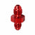 Red Aluminum 3AN Male-4AN Male Flare Reducer Union Oil/Fuel Fitting Adapter BuildFastCar