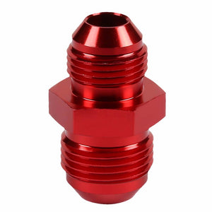 Red Aluminum 8AN Male-10AN Male Flare Reducer Union Oil/Fuel Fitting Adapter BuildFastCar