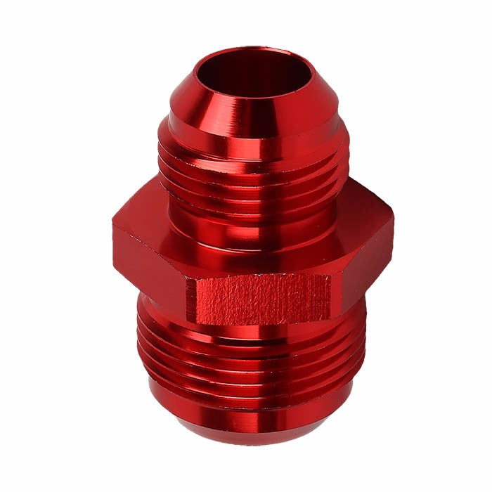 Red 12AN Male-16AN Male Flare Reducer Union Oil/Fuel Hose/Line Fitting Adapter BuildFastCar
