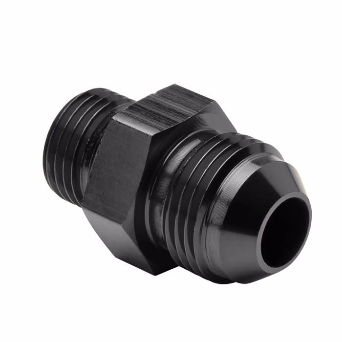 Black M16x1.5MM Male-8AN Male Flare Oil/Fuel/Fluid Union Hose Fitting Adapter BuildFastCar