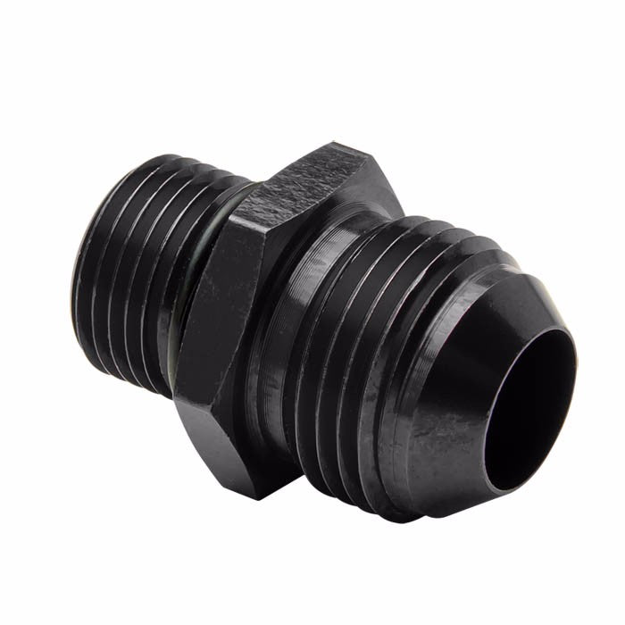 Black M18x1.5MM Male-10AN Male Flare Oil/Fuel/Fluid Union Hose Fitting Adapter BuildFastCar