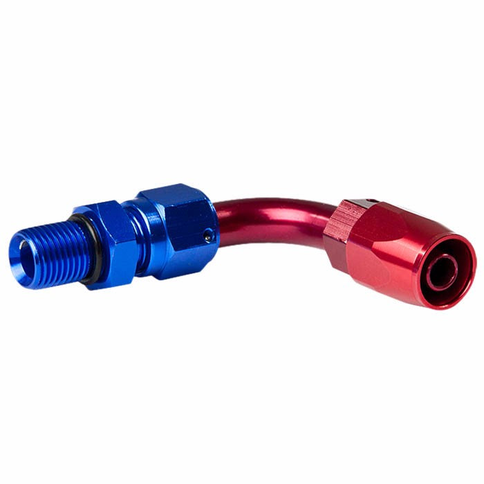 Compression Double Swivel Hose End to AN Male (Extended)