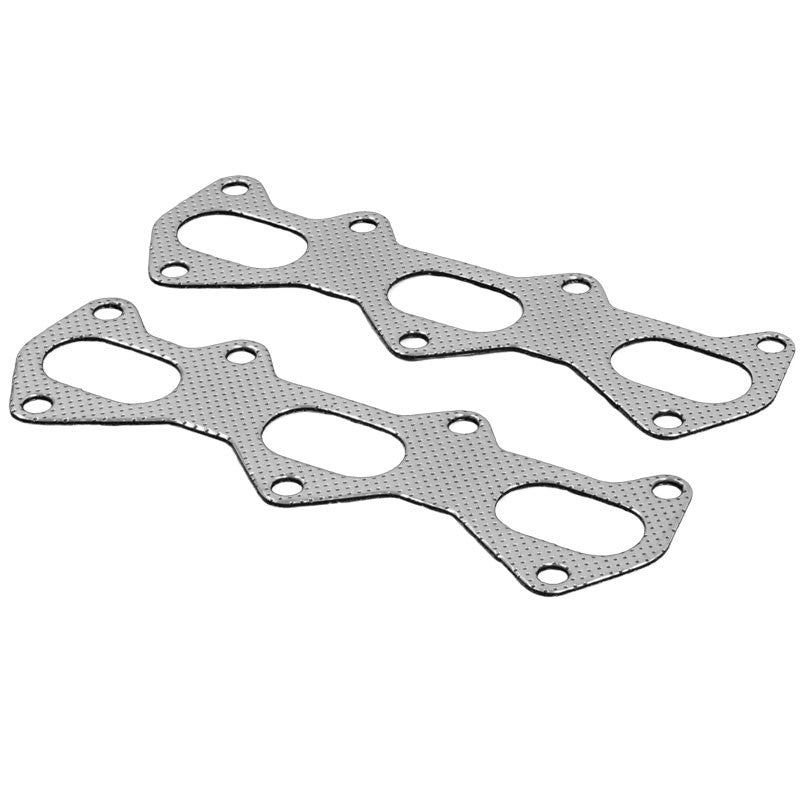 Graphite Aluminum Header/Manifold/Exhaust Gasket for Hyundai 03-06 Tiburon V6-Performance-BuildFastCar