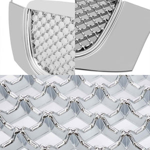 Chrome Diamond Mesh Style Front Grille Grill For Cadillac 00-05 DeVille 4.6L-Exterior-BuildFastCar