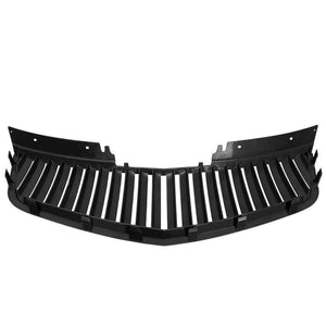 Black Vertical Style Replacement Front Grille For Cadillac 06-11 DTS 4.6L DOHC-Exterior-BuildFastCar