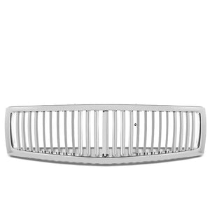 Chrome Vertical Style Front Grille For Chevrolet 07-13 Silverado 1500 GMT900-Exterior-BuildFastCar
