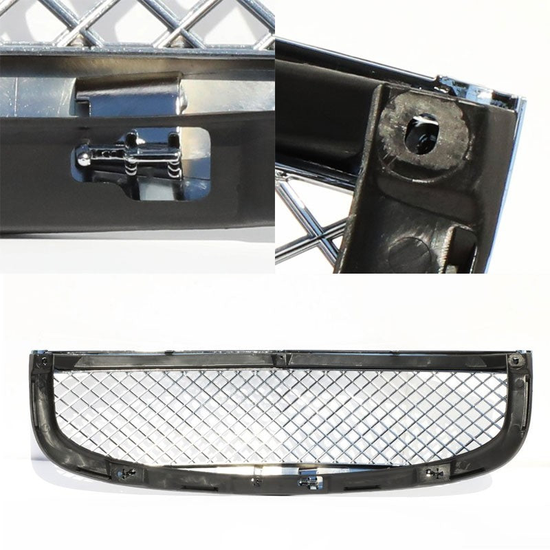 Chrome Diamond Mesh Style Front Grille For Chevrolet 06-11 HHR 2.2L/2.4L DOHC-Exterior-BuildFastCar