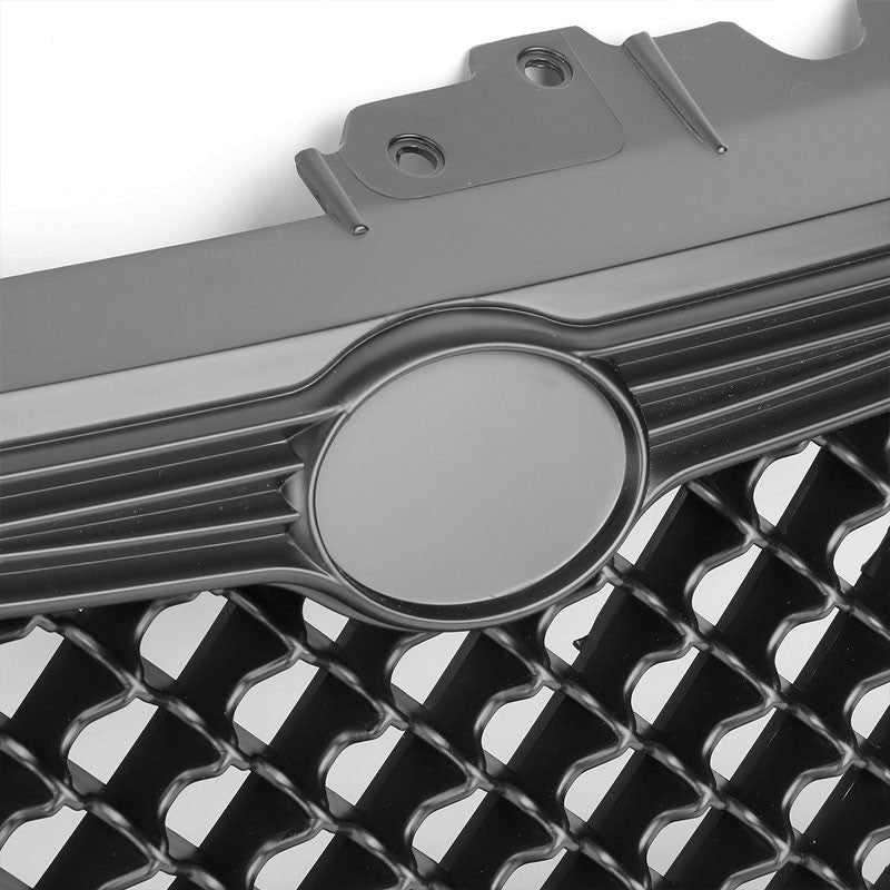 Black Diamond Mesh Style Front Grille Grill For Chrysler 99-04 300M 3.5L SOHC-Exterior-BuildFastCar