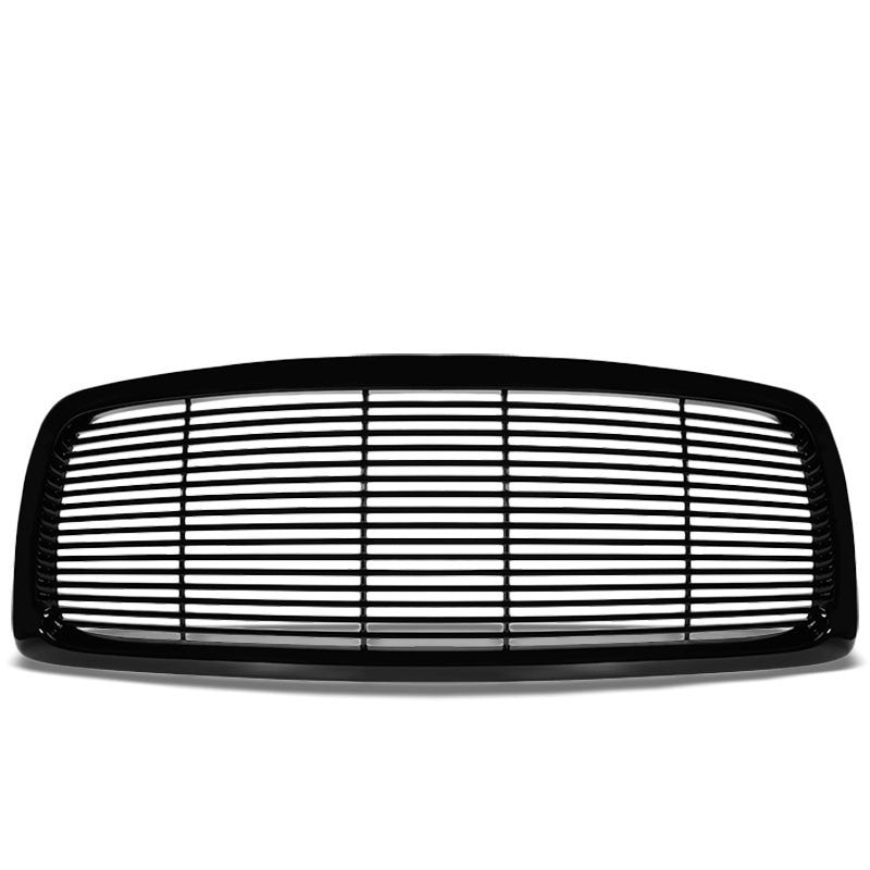 Black Vent Style Replacement Grille For Dodge 02-05 Ram 1500/2500/3500 V8/V10-Exterior-BuildFastCar