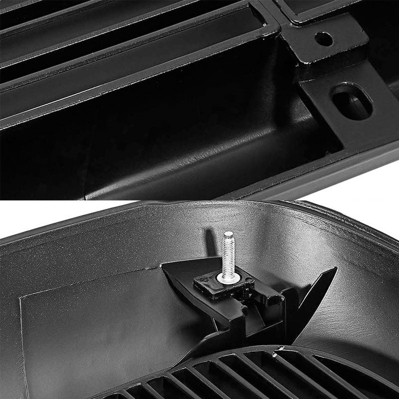 Black Vent Style Replacement Grille For Dodge 02-05 Ram 1500/2500/3500 V8/V10-Exterior-BuildFastCar