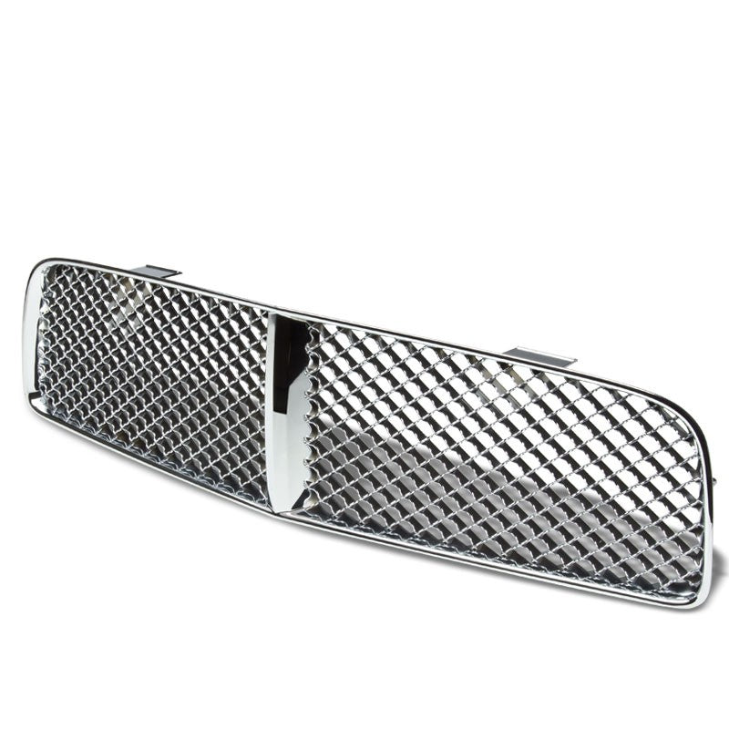 Chrome Diamond Mesh Style Replacement Grille For Dodge 06-10 Charger LX V6/V8-Exterior-BuildFastCar
