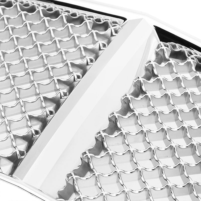 Chrome Diamond Mesh Style Replacement Grille For Dodge 06-10 Charger LX V6/V8-Exterior-BuildFastCar