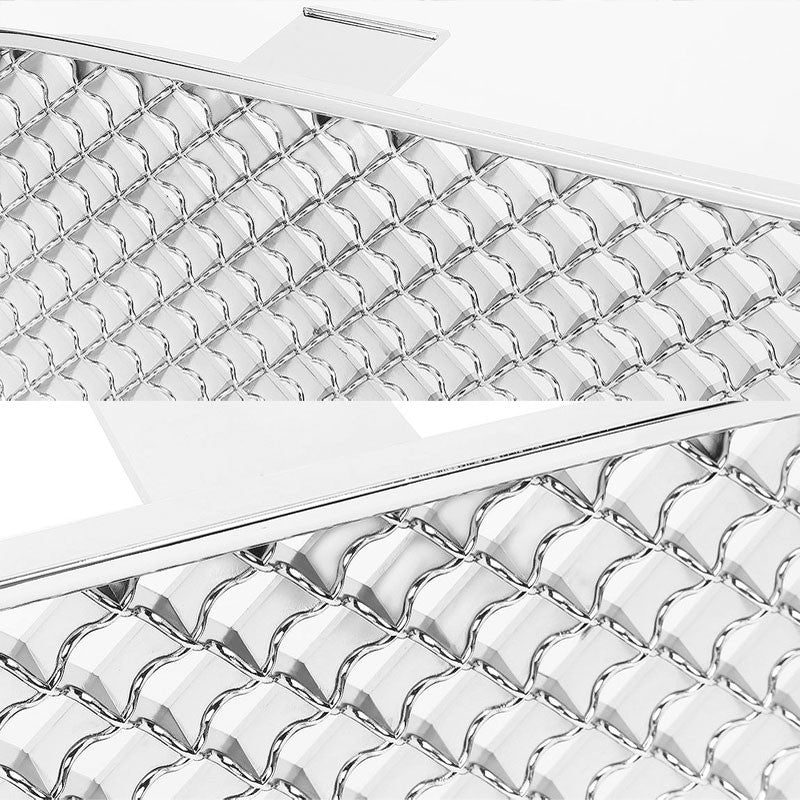 Chrome Diamond Mesh Style Replacement Grille For Dodge 06-10 Charger LX V6/V8-Exterior-BuildFastCar