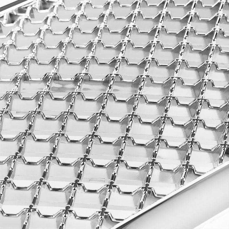 Chrome Diamond Mesh Style Replacement Grille For Dodge 05-08 Magnum LX V6/V8-Exterior-BuildFastCar