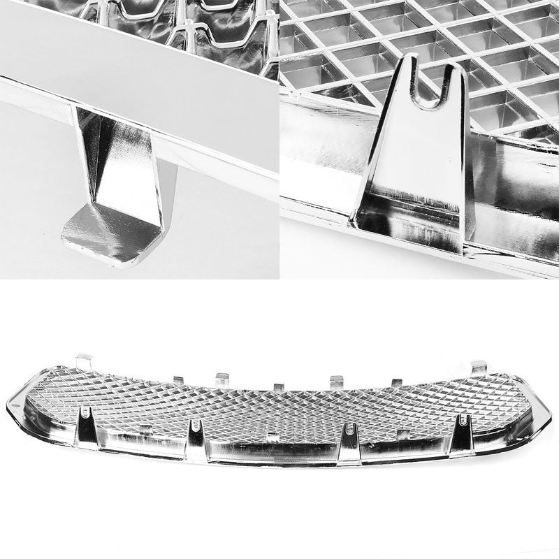 Chrome Diamond Mesh Style Replacement Grille For Dodge 05-08 Magnum LX V6/V8-Exterior-BuildFastCar