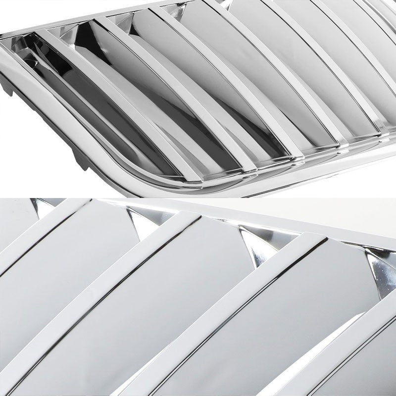 Chrome Vertical Style Replacement Front Grille For 03-06 Expedition U222 V8 SOHC-Exterior-BuildFastCar
