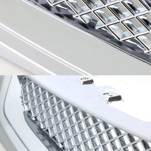 Chrome Type-R Mesh Style Front Grille For 03-05 Honda Accord DX/EX 2.4L/3.0L-Grilles-BuildFastCar