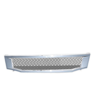 Chrome Type-R Mesh Style Front Grille For 08-10 Accord CP2/CP3 Sedan 2.4L/3.5L-Exterior-BuildFastCar